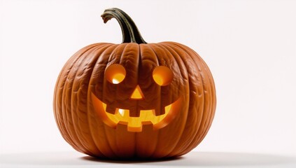 Jack O Lantern image with transparent background PNG format for Halloween decorations or projects