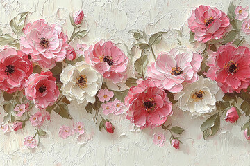 Acrylic Flower Painting Photography