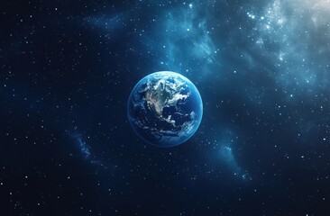 Obraz premium Earth in Space.