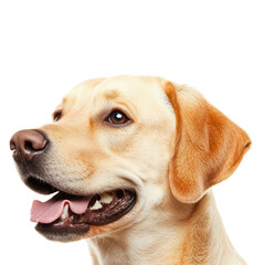 Happy Labrador Retriever with a Joyful Expression