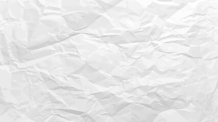 White clean crumpled paper