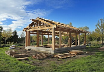 House Under Construction.