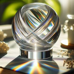 wedding rings on a table