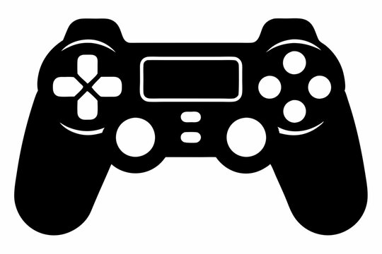 recommend clip art: Gamepad icon. Game controller silhouette vector, Video game controller