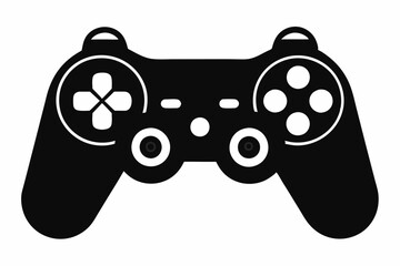 Gamepad icon. Game controller silhouette vector, Video game controller © Badman