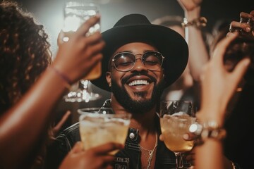 Cheers with Friends.