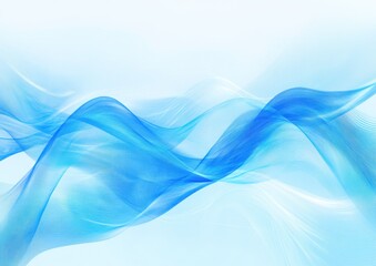 Naklejka premium Abstract Blue Waves.