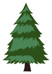 professional pine tree vector art