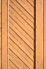 Puerta rústica de madera
