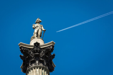 Nelson's Column, Trafalgar Square, London, UK
