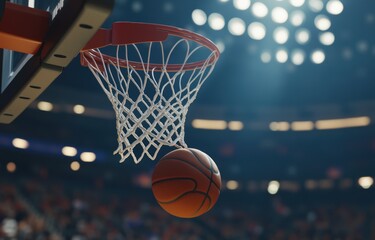 Fototapeta premium Basketball Net.