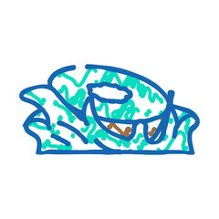 juice kiwi splash doodle icon sketch vector. juice kiwi splash sign. isolated symbol illustration