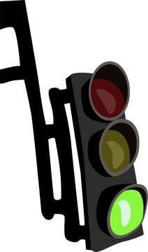 recommend clip art: Traffic light set. Realistic 3D traffic light. Black traffic lights. Vector clipart.