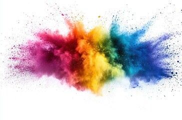 Rainbow Powder Explosion.