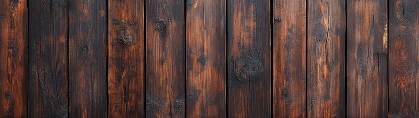 Fototapeta premium Dark Wood Planks.