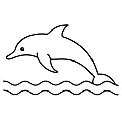 Dive into the River Dolphin Experience with Engaging Vector Illustrations Depicting Their Vibrant Life in Freshwater Ecosystems

