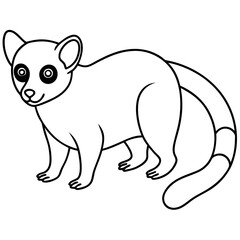 Kinkajou Wonders Vector Illustration Capturing the Magic of the Rainforest





