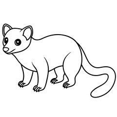 Exploring the Kinkajou Habitat Vector Illustration of This Unique Creature

