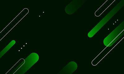 Abstract dark green banner background. Eps10 vector