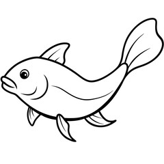 Discover the Arapaima with a Detailed Vector Illustration of This Giant Fish
