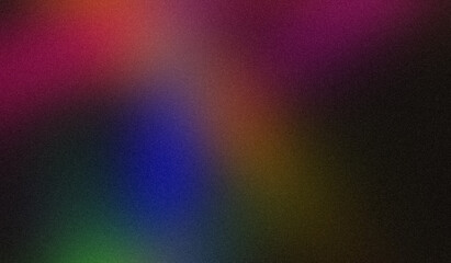 Abstract high toned hue colors grainy gradient backdrop design. Grainy purple magenta green gray bright, shiny, noisy template website header, web banner, summer poster