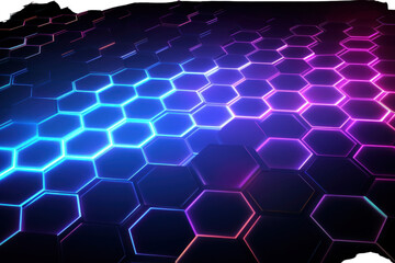 Fototapeta premium PNG Hexagons background backgrounds abstract pattern.
