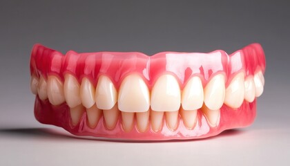 Obraz premium Dental Team Collaboration in Prosthetic Tooth Fitting A Detailed Guide to Ensuring a Perfect Fit and Optimal Comfort for Patients