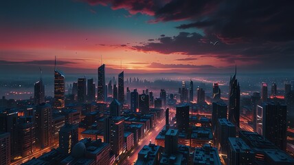 Fototapeta premium city at night