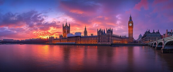 Naklejka premium London Sunset.