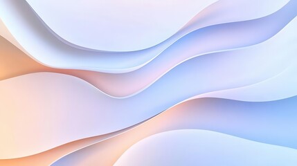 Abstract wavy background with soft pastel colors.