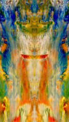 Abstract background wallpaper. Ethnic pattern. Mixtures of oil paint. Trendy hand painting canvas. Wall decor and Wall art prints Idea. 3D Texture. Art object