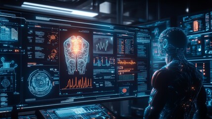 Cyborg Monitoring Vital Signs.