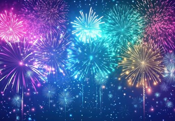Fototapeta premium Fireworks Celebration.
