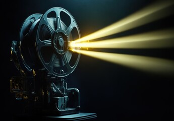 Fototapeta premium Film Projector Light.