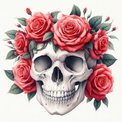 Skeleton hand drawin  illustrations horror, bone, skull, illustration, flower, human, death, black, scarey, dark, halloween,drawing, man, background,skull in rose flowers, skull death, skeleton
