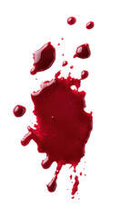 A striking image of red liquid spill, perfect for artistic and dramatic themes in photography or design projects.