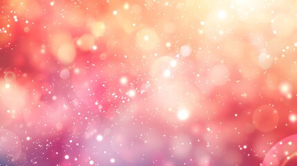 Obraz premium Abstract bokeh background with warm colors and shimmering lights.