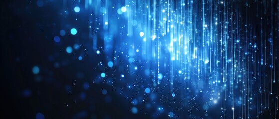 Panoramic Abstract digital data background. Art can be used in the description of network abilities, technological processes, digital storages,Data, science,technology,growth, education, speed