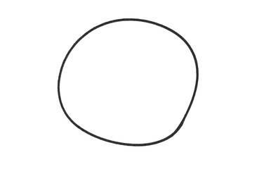 marker circle isolated oval target scribble sketch