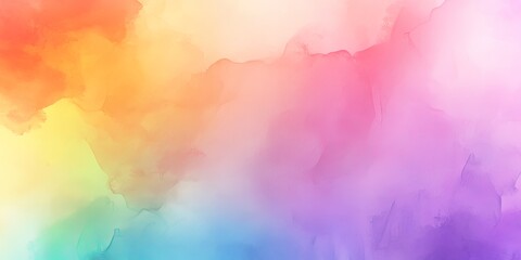 Abstract watercolor background with vibrant colors and blurry texture.