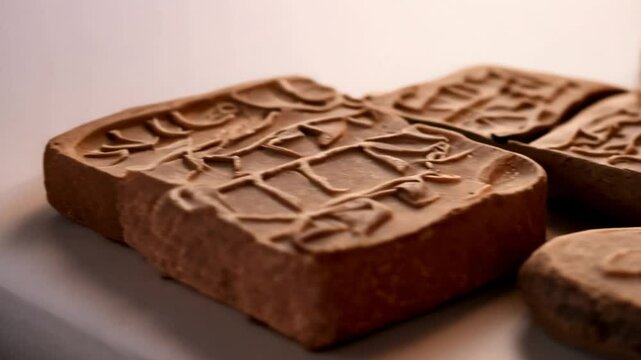 Proto-writing in a museum