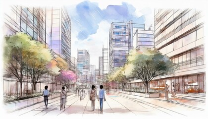 Capturing the essence of urban living.  