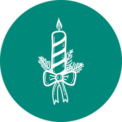 Christmas, New Year Vector Icon element, Isolated white background