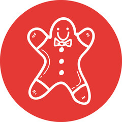 Christmas, New Year Vector Icon element, Isolated white background