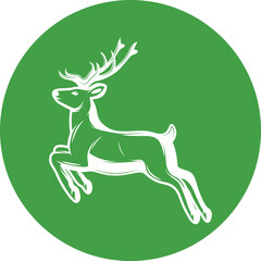 Christmas, New Year Vector Icon element, Isolated white background