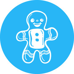 Christmas, New Year Vector Icon element, Isolated white background