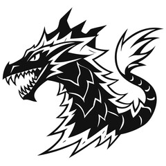 blizzard transforming into a snow dragon 