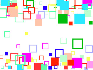 Rhombus multi colored swirl flower with 4 petals, and red round GOAL dirty stamp imitation. Vector flower icon collage in flat style.