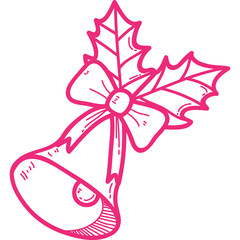 Christmas, New Year Vector Icon element, Isolated white background