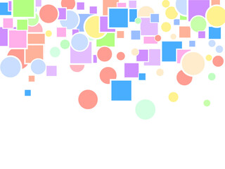 Rhombus multi colored swirl flower with 4 petals, and red round GOAL dirty stamp imitation. Vector flower icon collage in flat style.